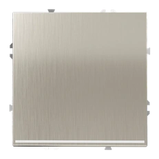 Изображение Выключатель встраиваемый VOLTUM S70 одноклавишный с подсветкой 10А (никель)