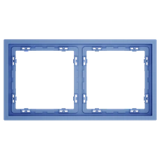 Изображение Рамка пластиковая VOLTUM S70 на 2 поста, (деним)